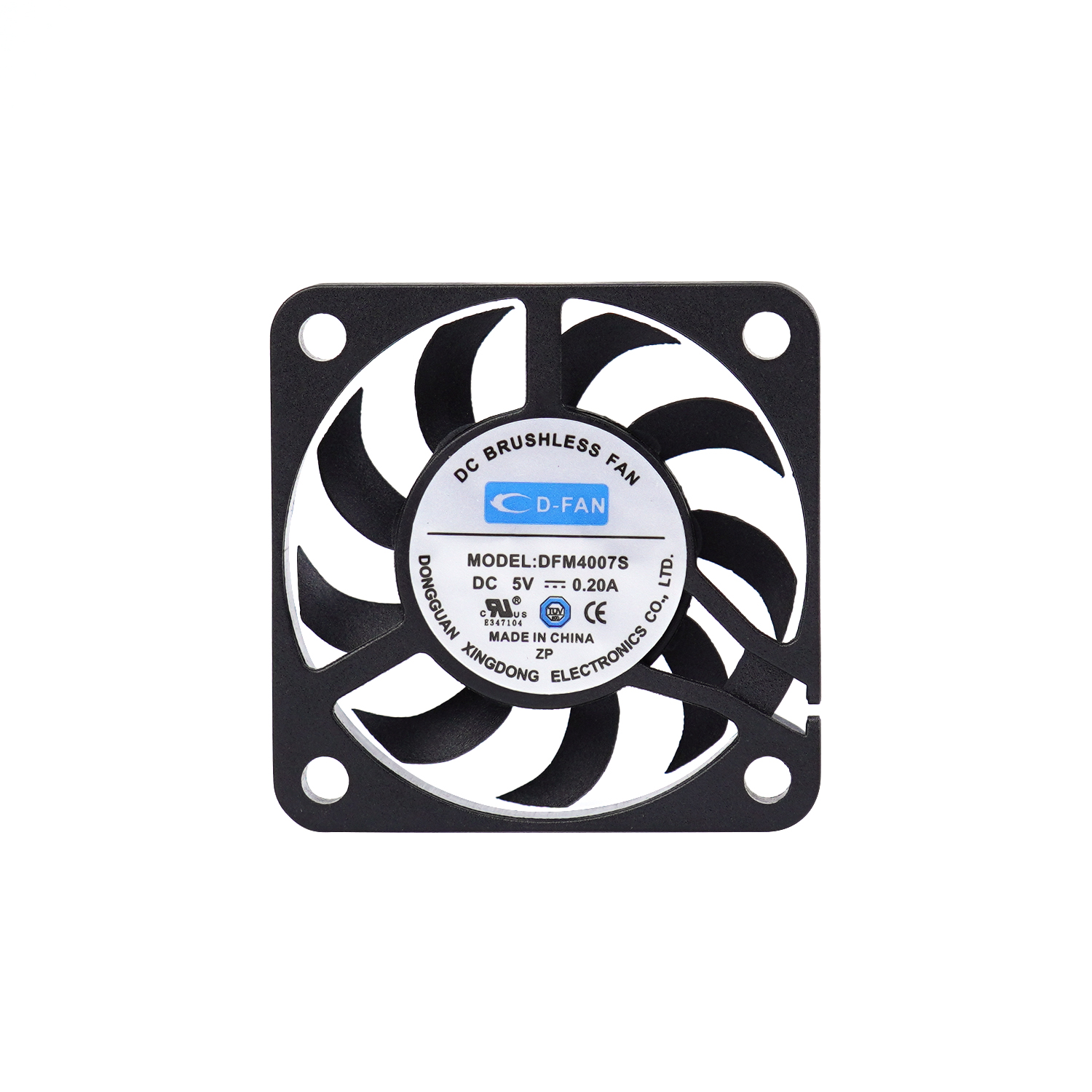 PWM 5V 12V 40mm Hülselager DC Axialventilator