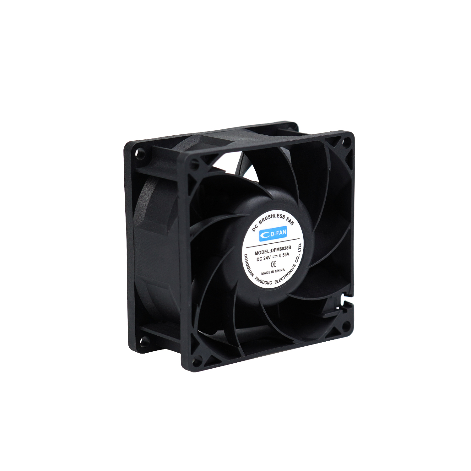 Motor 12V 24V 80x80x38mm DC Axialventilator für Schrank