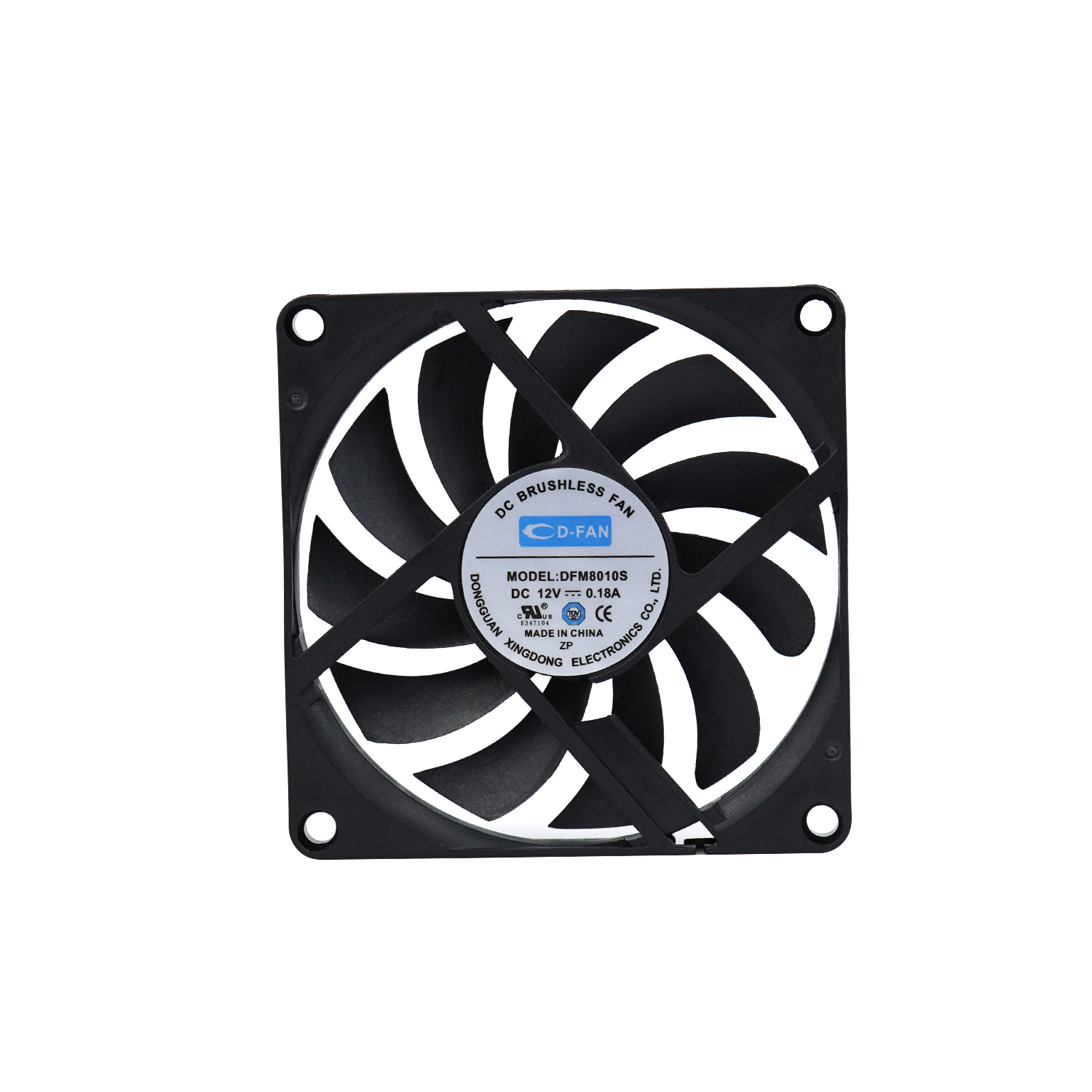 80x80x10mm 80mm 8010 Niedriger Noise DC Axialventilator